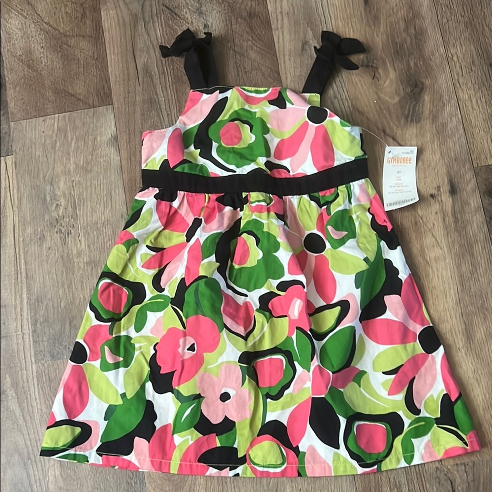 NWT Gymboree Palm Beach Paradise floral dress sz 2T